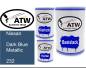 Preview: Nissan, Dark Blue Metallic, 232: 500ml Lackdose + 500ml Klarlack + 250ml Härter - Set, von ATW Autoteile West.